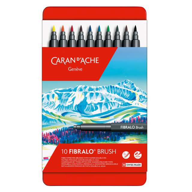 Fibralo Penseelpen 10-set