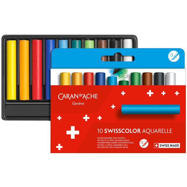 Swisscolor Aquarelle Pastelkrijt 10-set
