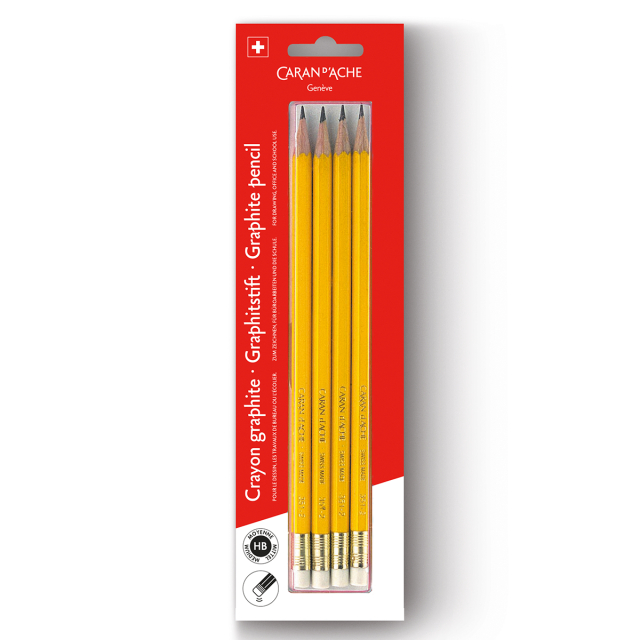 Potlood 4-pack HB medium