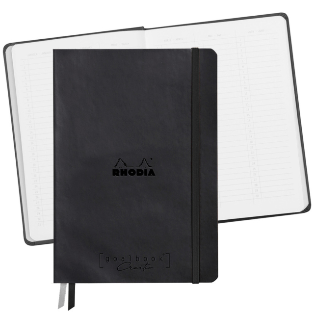 GoalBook Creation A5 Black (Wit papier)