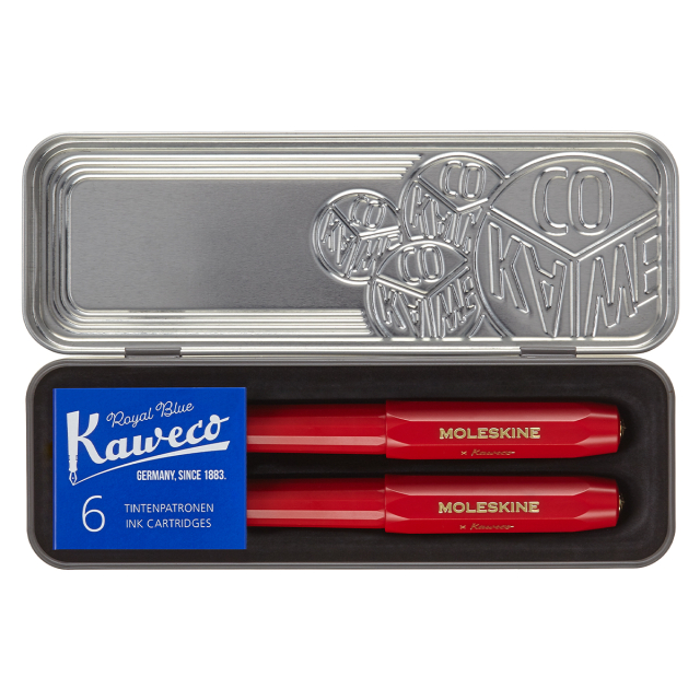 Kaweco x Moleskine Set Rood