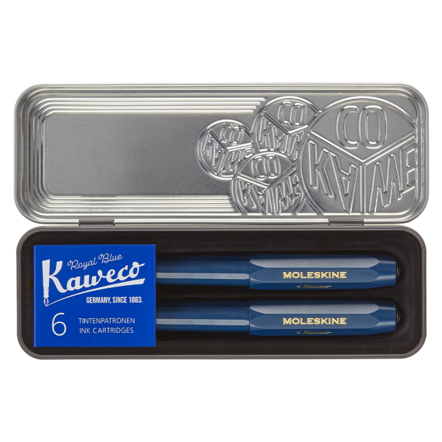 Kaweco x Moleskine Set Blauw