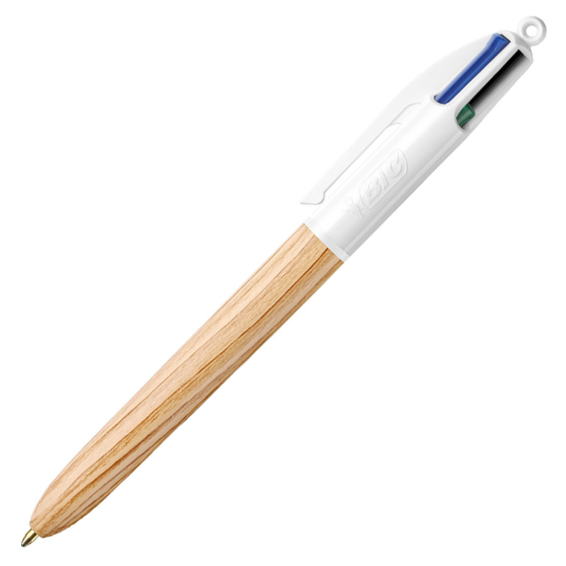 4 Colours Wood Multipen