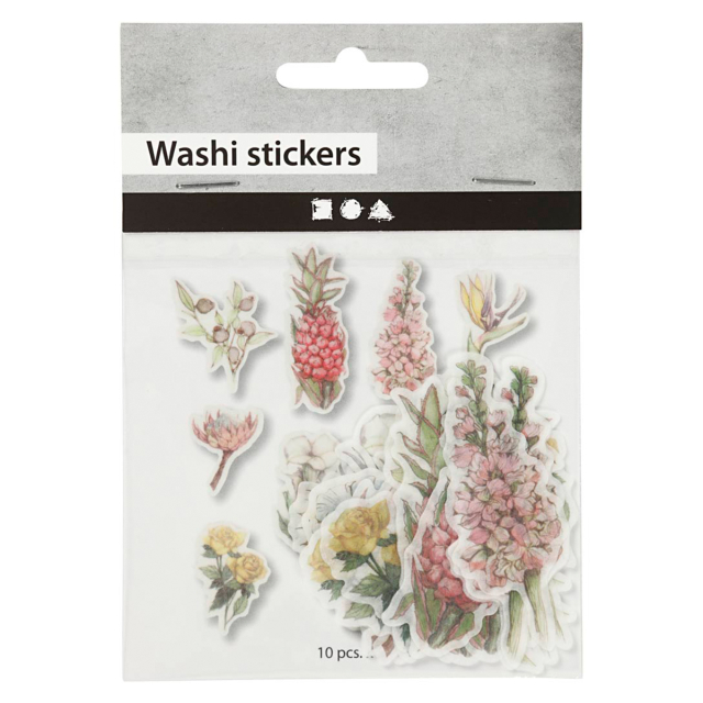 Washi Stickers Bloemen