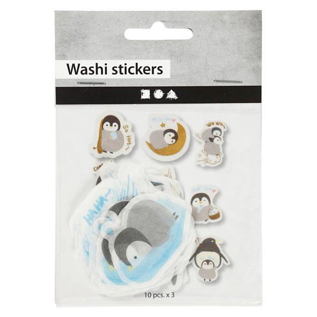 Washi Stickers Pinguïns