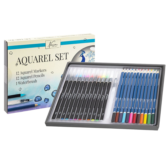 Aquarelset 25st.