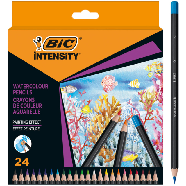 Aquarelpotloden Intensity 24 stuks