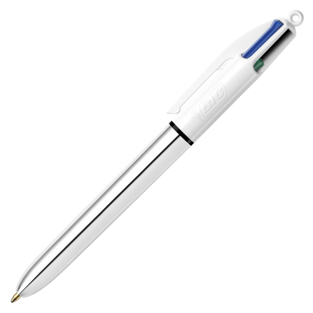 4-Colours Shine Silver Multipen
