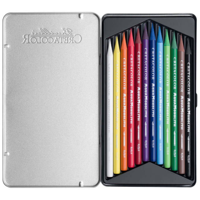 Aqua Monolith Aquarelpotloden 12-set