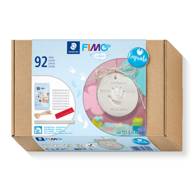 FIMO Air Hand- & Voetafdrukken Keepsake 92 stuks