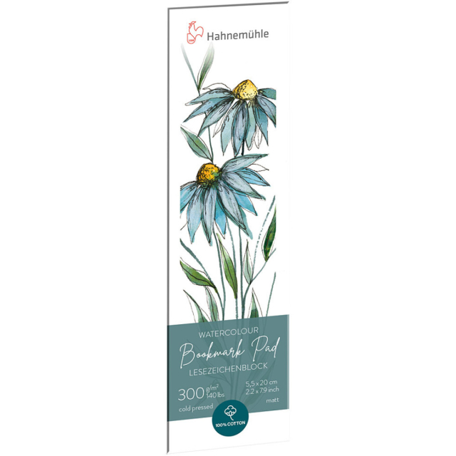 Aquarelpapier Bookmark Pad 300g 5,5x20 cm