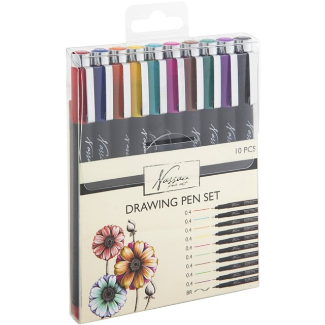 Fineliners Tekenpennen Colour 10-set
