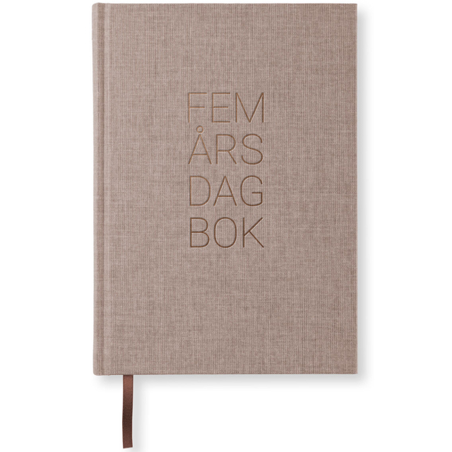 5-Jaar Dagboek A5 Brown Oak