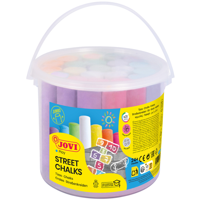 Stoepkrijt Jumbo 21-set