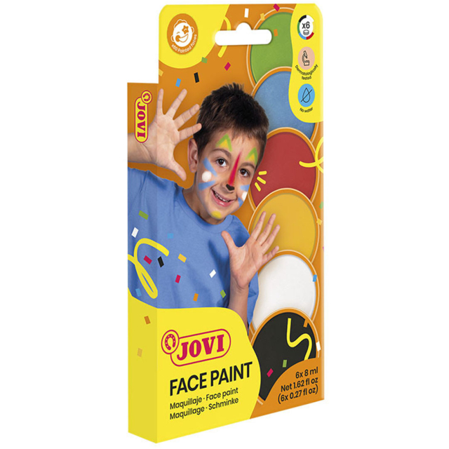 Face colours 6 stuks