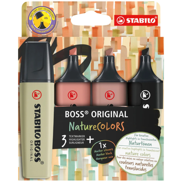 Boss Nature Colors 4 stuks No.1