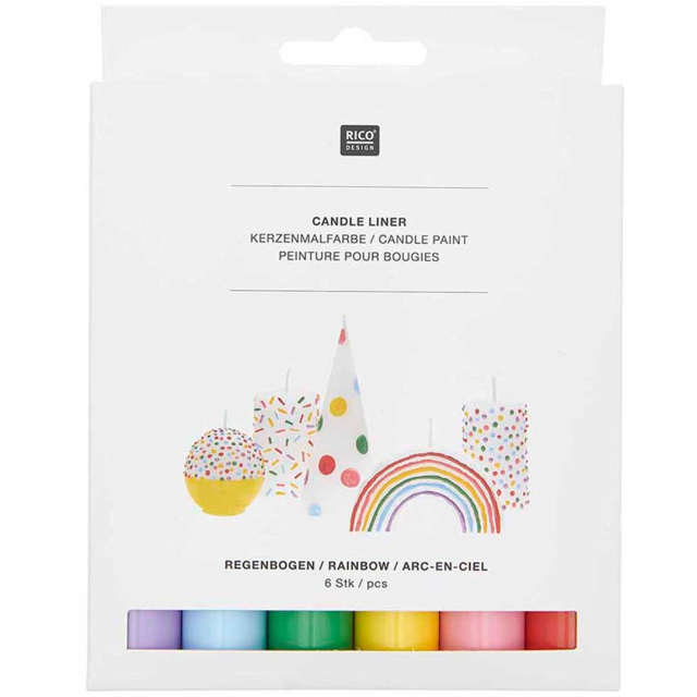 Candle Liner Kaarsverf 30ml x 6-pack