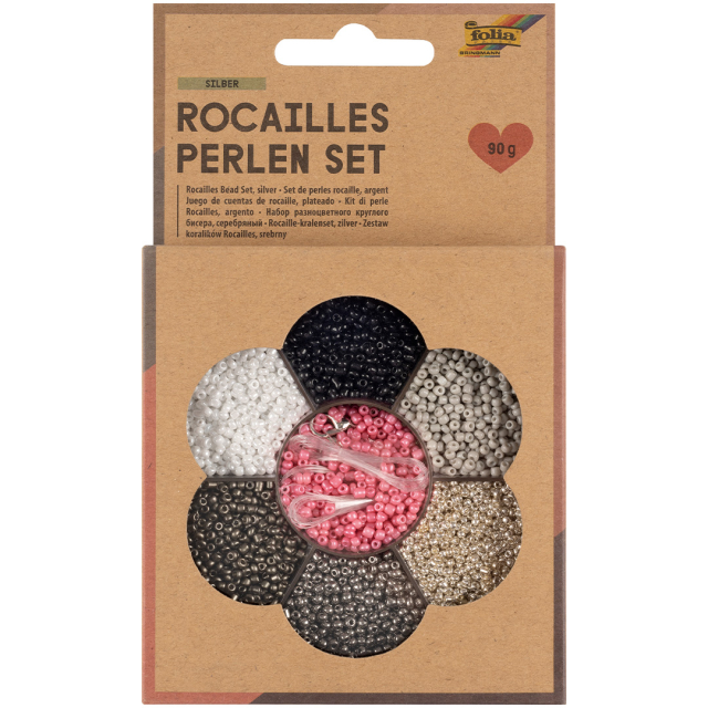 Rocailles Kralenset Zilver