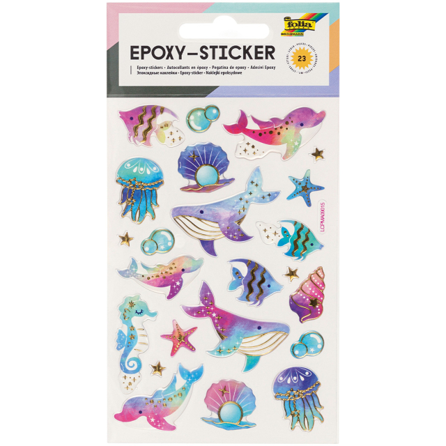 Epoxy Stickers Onderwater 1 Vel