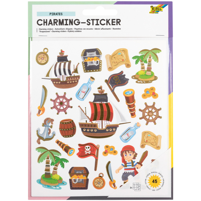 Stickers Piraten 2 Vellen