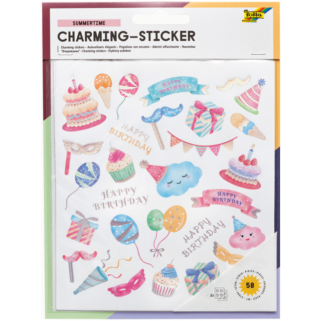 Sticker Zomertijd 2 Vellen