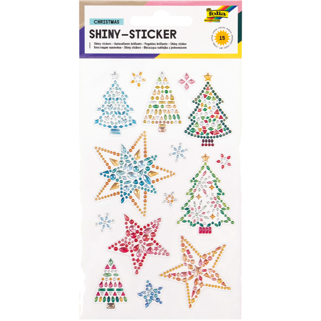 Diamantsticker Kerstmis 1 Vel