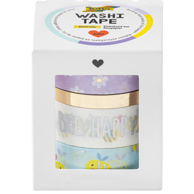 Washi-Tape Bijen 4-pack