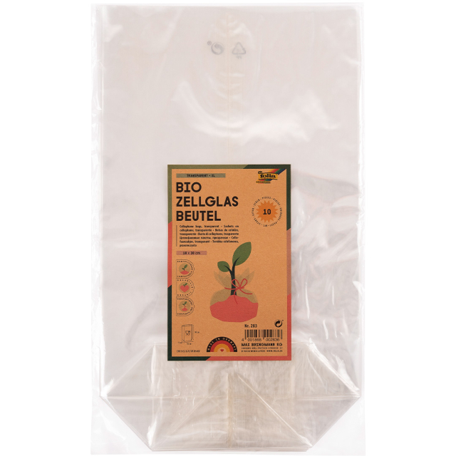 Cellofaanzakken Maat XL 10-pack