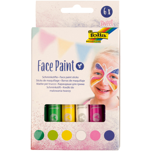 Gezichtsverf Kit Sweet 6-pack