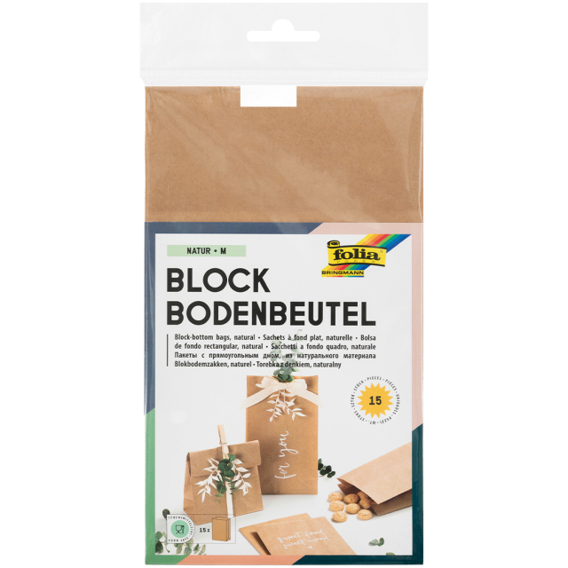 Blokzakken Natuur 15-pack