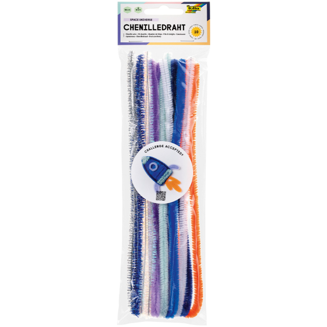 DIY-kit Chenilledraad Ruimte Universum 10-pack