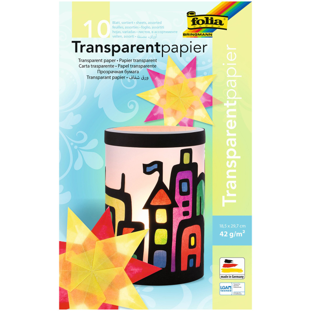 Transparant papier 42 g/m² 10-pak