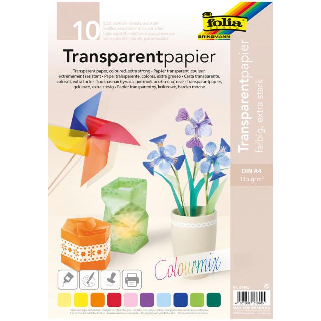 Transparant Papier 115 g/m² 10-pack