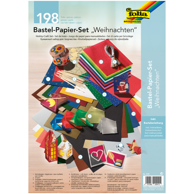 Creativiteitskit Kerst 198 stuks