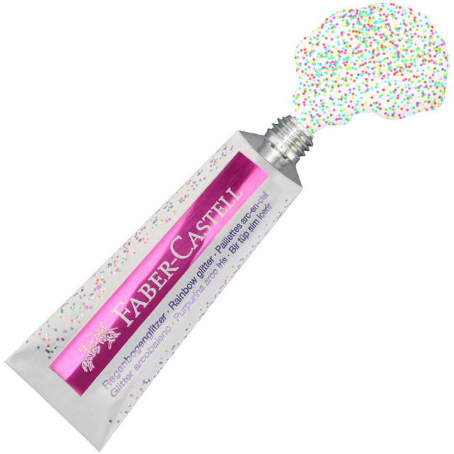 Regenboogglitter 2 tubes