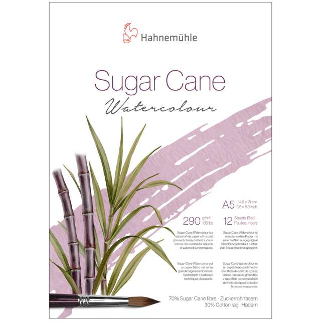 Aquarelblok Sugar Cane 290g A5