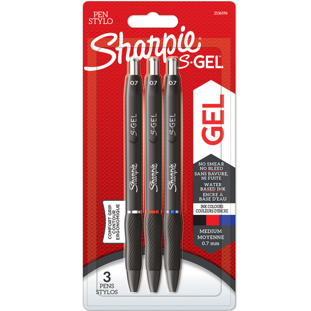 S-Gel 0,7 mm 3-pack Mix