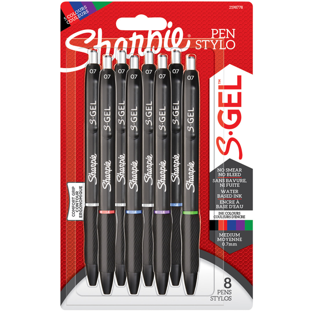 S-Gel 0,7 mm Colours 8-pack Mix