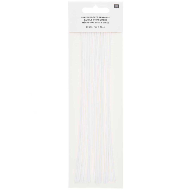 Kaars lonten 20 cm 20 st