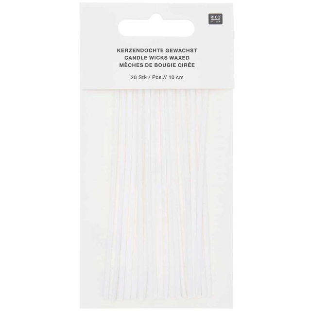 Kaars lonten 10 cm 20 st