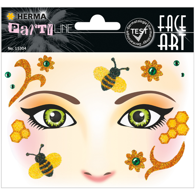 Face Art Stickers Bij