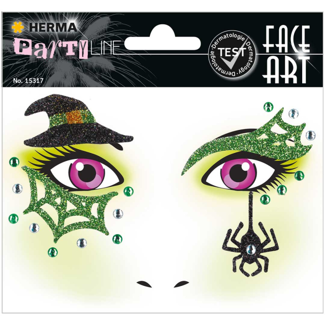 Face Art Stickers Heks