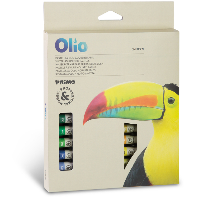 Oliepastels wateroplosbaar 24-set