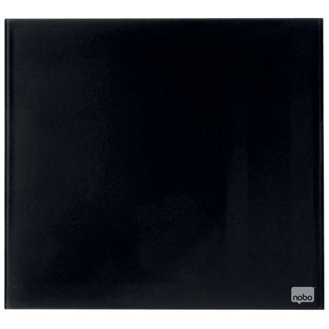 Glastafel Nobo 45x45 cm Zwart