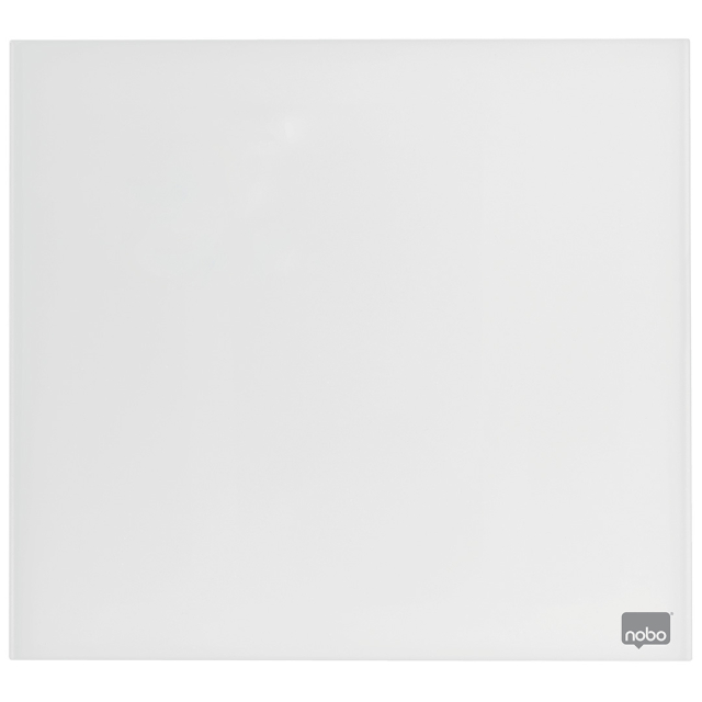Glastafel Nobo 45x45 cm Wit