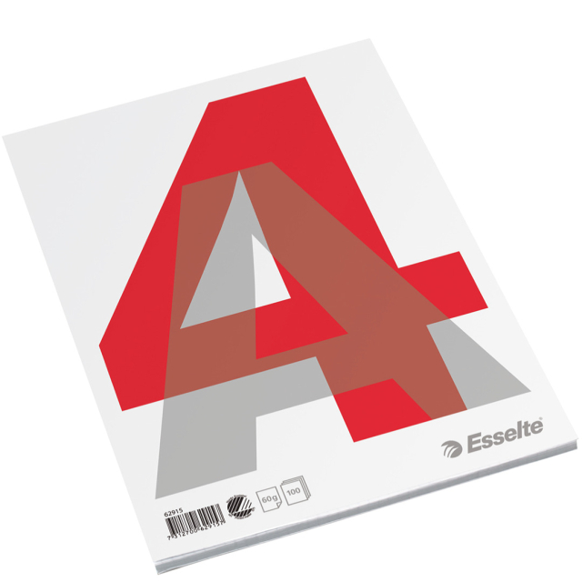 Lijmblok A4 60g 100 vellen ongelinieerd