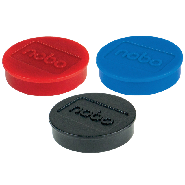 Magneetjes 30 mm 4-pack Black in de groep Creëren & Hobby / Organiseren / Thuiskantoor bij Voorcrea (132338)