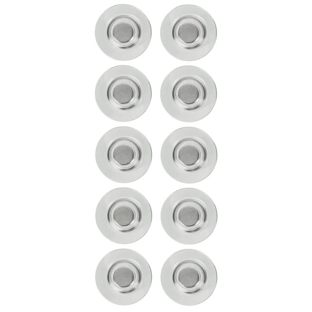 Magneetjes 32 mm Extra-sterk 10-pack Transparant