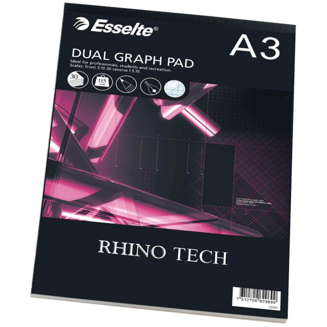 Millimeterpapier A3 30 vellen 2 schalen