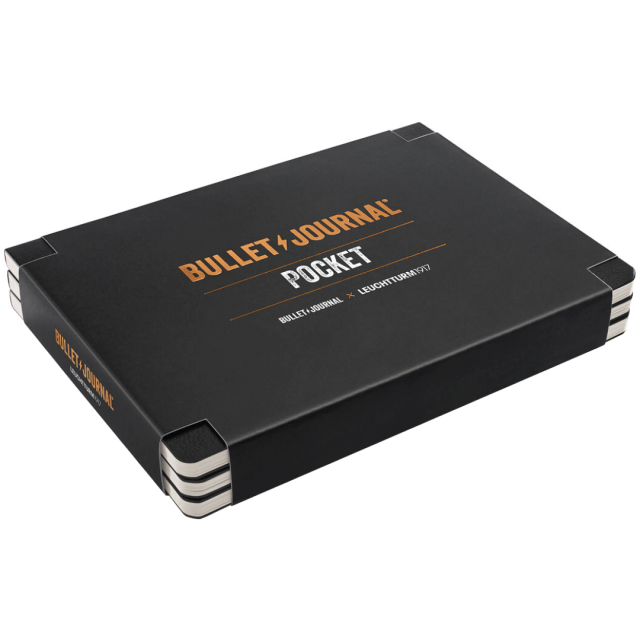 Bullet Journal Pocket 3-pack Black